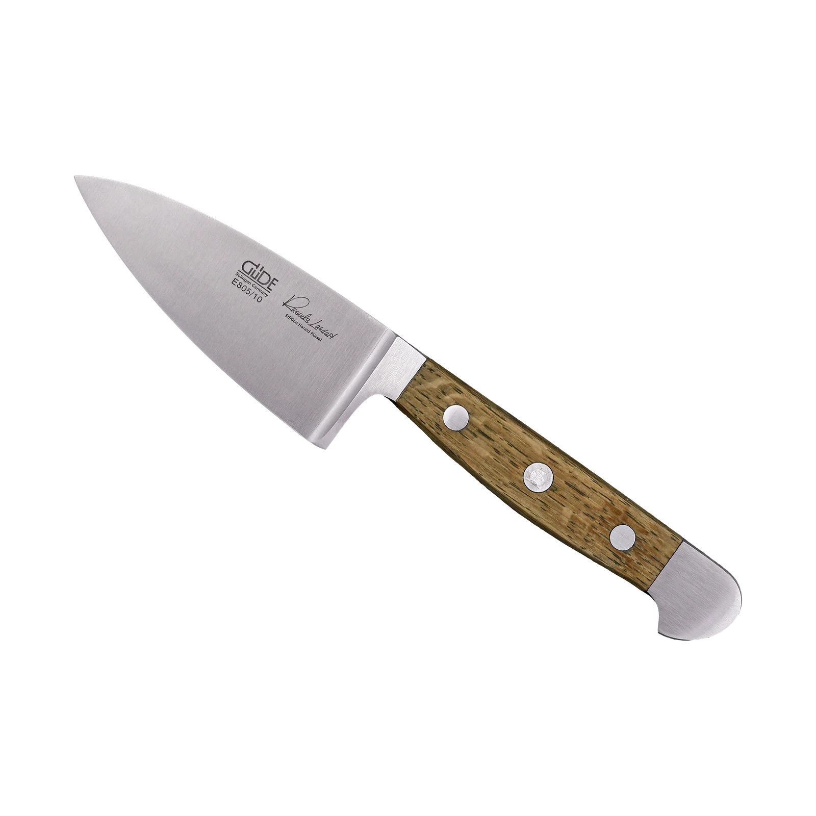 Nůž na tvrdé sýry Alpha Dubový sud Güde Solingen 10 cm