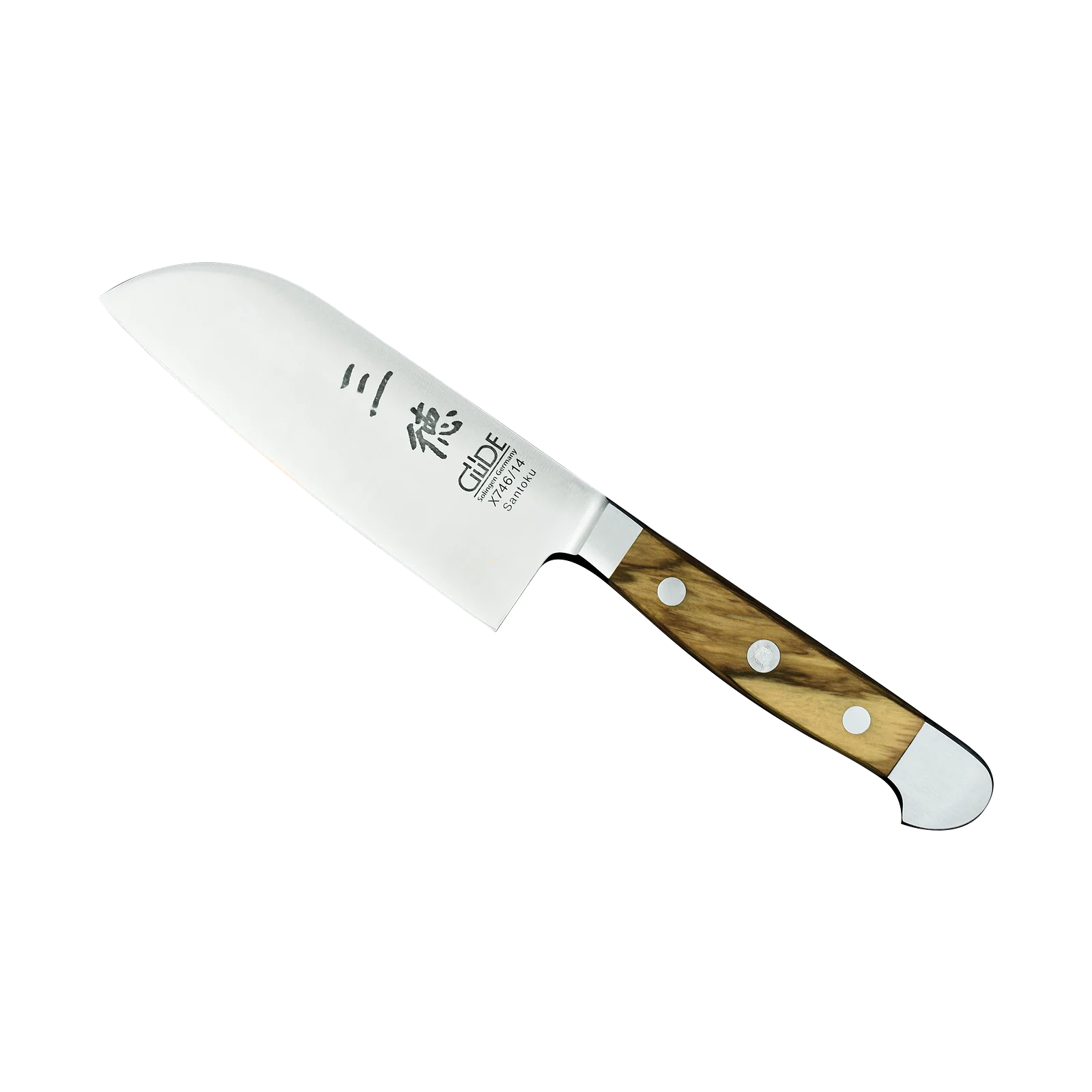 Nůž Santoku Alpha Oliva Güde Solingen 14 cm hladký