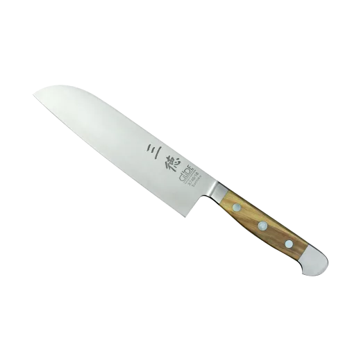 Nůž Santoku Alpha Oliva Güde Solingen 18 cm hladký